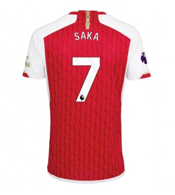 Maillot de foot Arsenal Bukayo Saka #7 Domicile 2023-24 Manches Courte